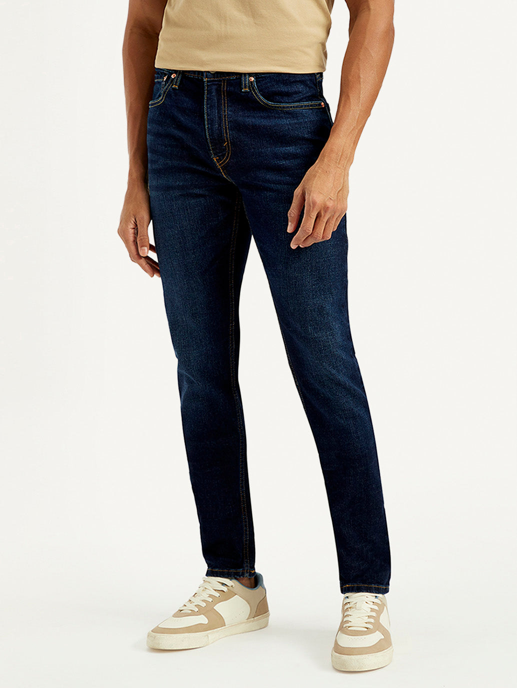 Men's 512 Navy Slim Tapered Fit Mid Rise Jeans