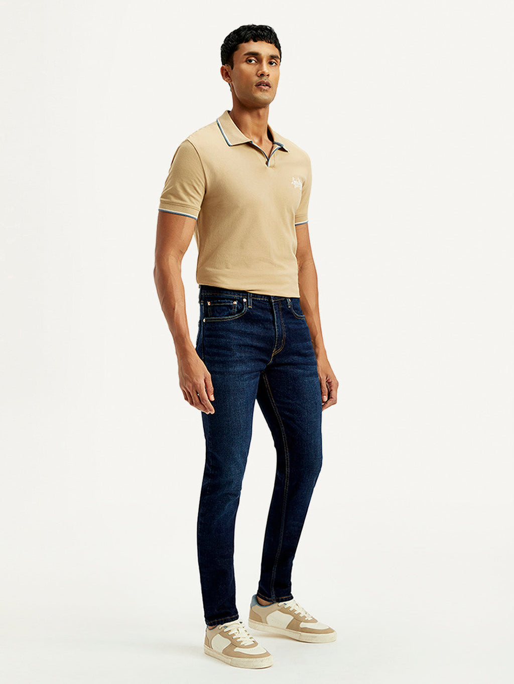 Men's 512 Navy Slim Tapered Fit Mid Rise Jeans
