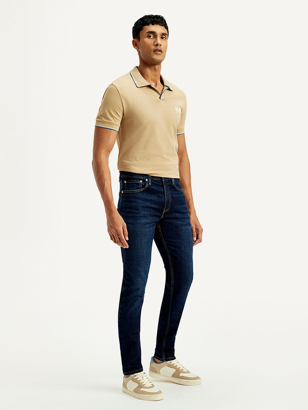 Men's 512 Navy Slim Tapered Fit Mid Rise Jeans