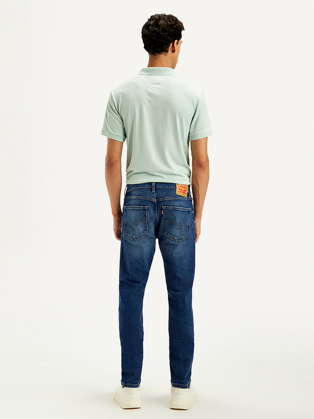 Men's 512 Blue Slim Tapered Fit Mid Rise Jeans