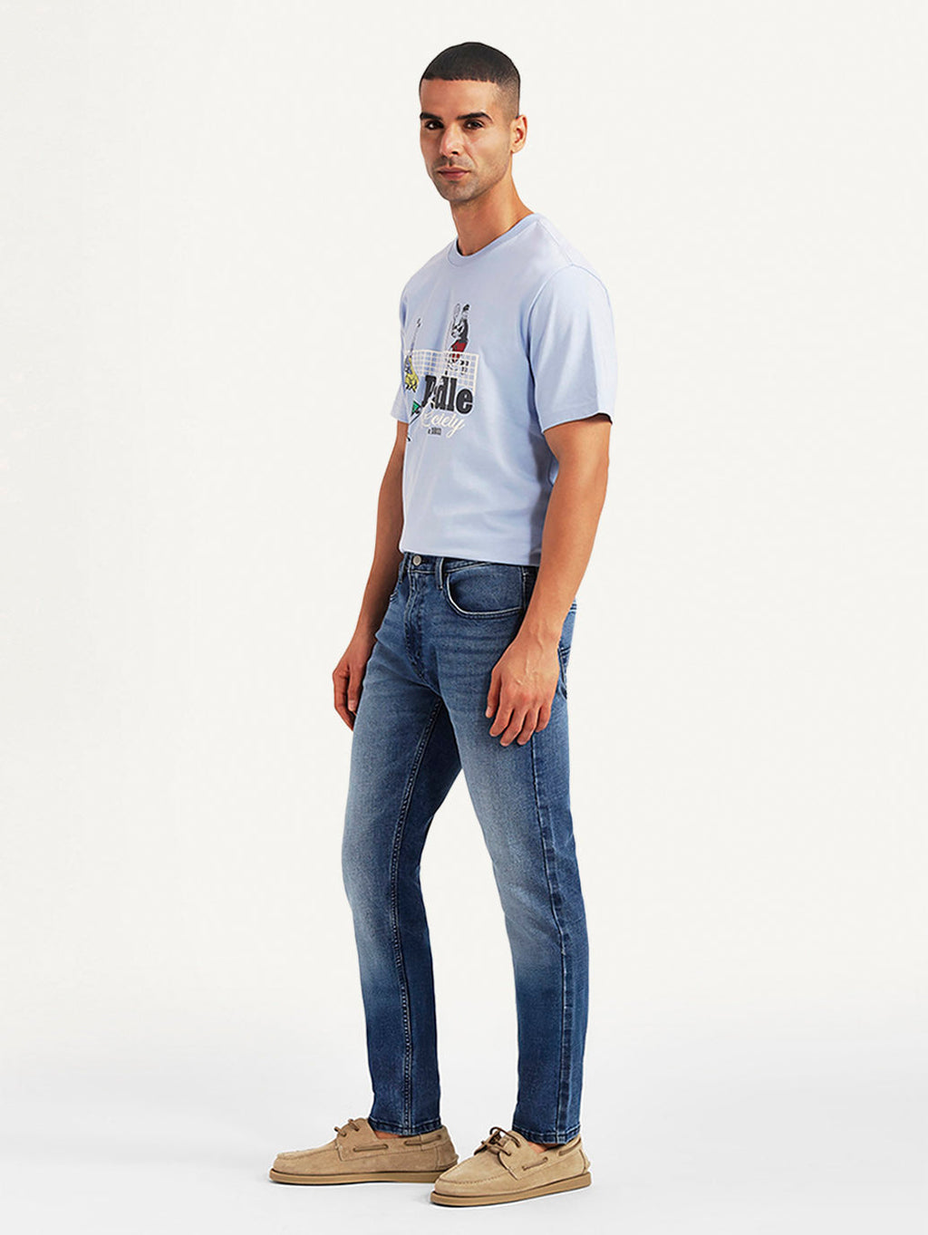 Men's 512 Blue Slim Tapered Fit Hyper Stretch Jeans