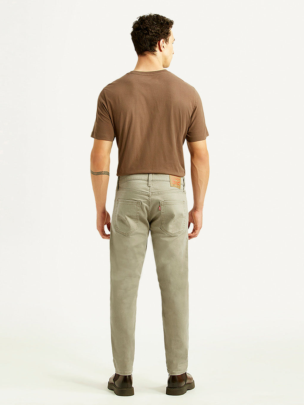 Men's 512 Light Grey Slim Tapered Fit Mid Rise Jeans