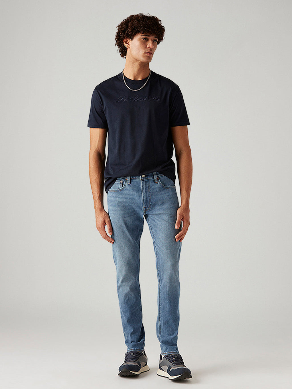 Men's 512 Light Blue Slim Tapered Fit Hyper Stretch Jeans