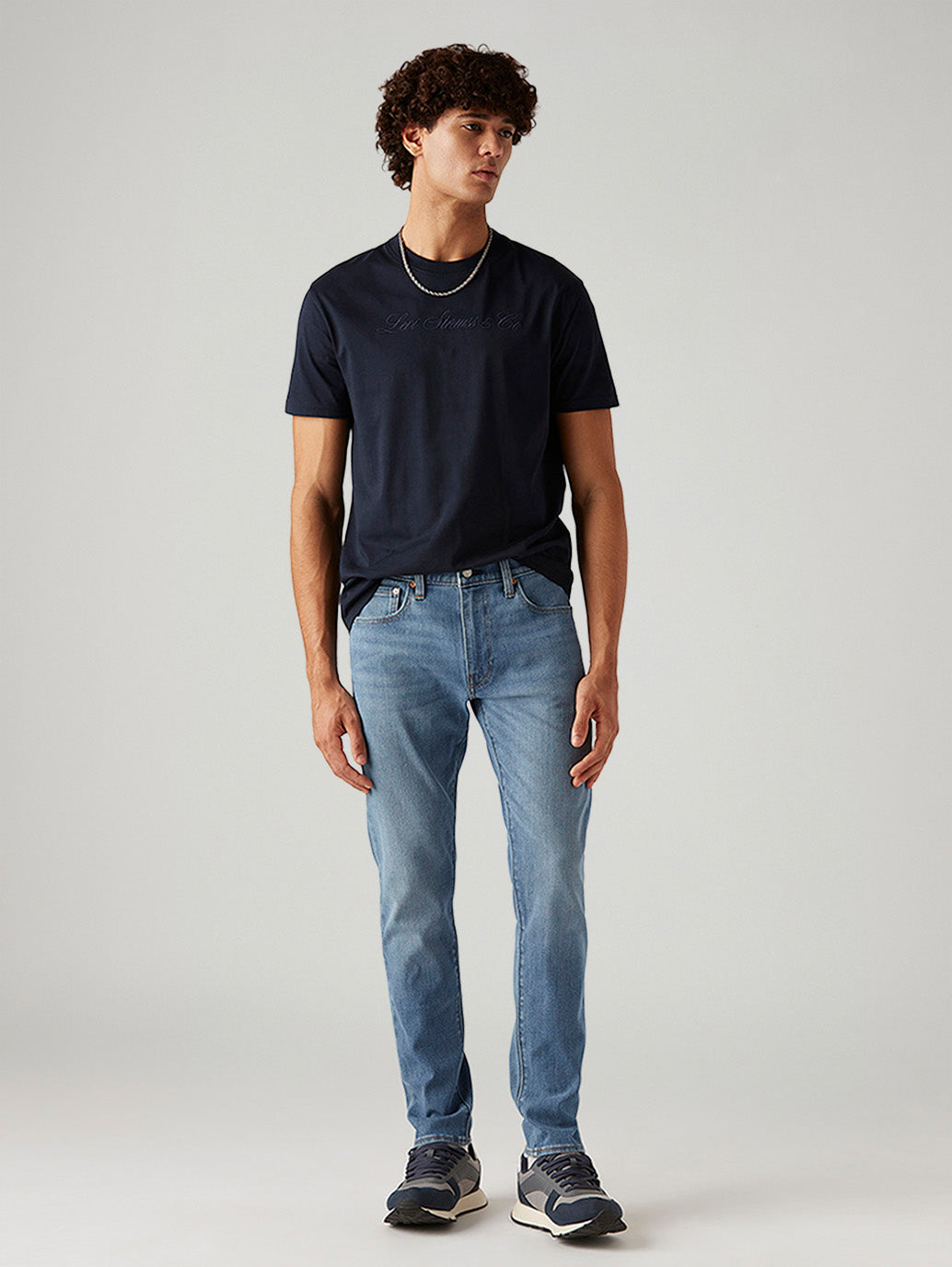 Men's 512 Light Blue Slim Tapered Fit Hyper Stretch Jeans