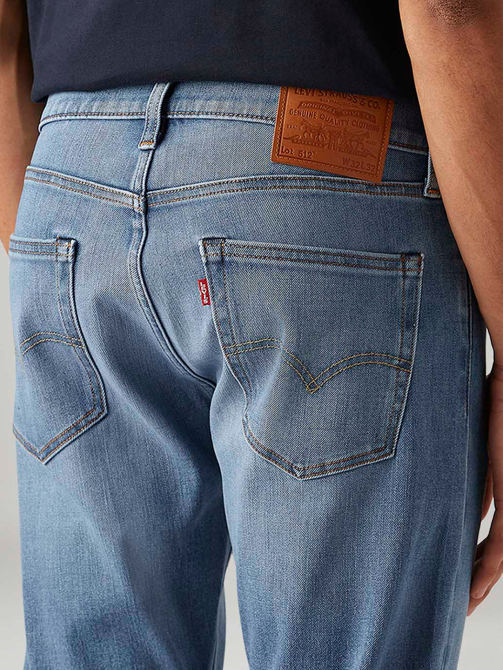 Men's 512 Light Blue Slim Tapered Fit Hyper Stretch Jeans