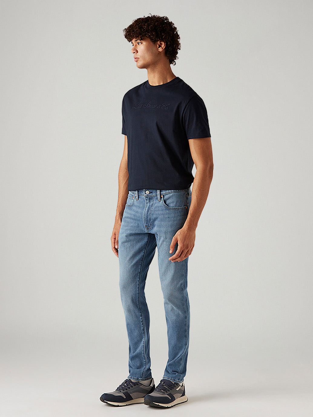 Men's 512 Light Blue Slim Tapered Fit Hyper Stretch Jeans