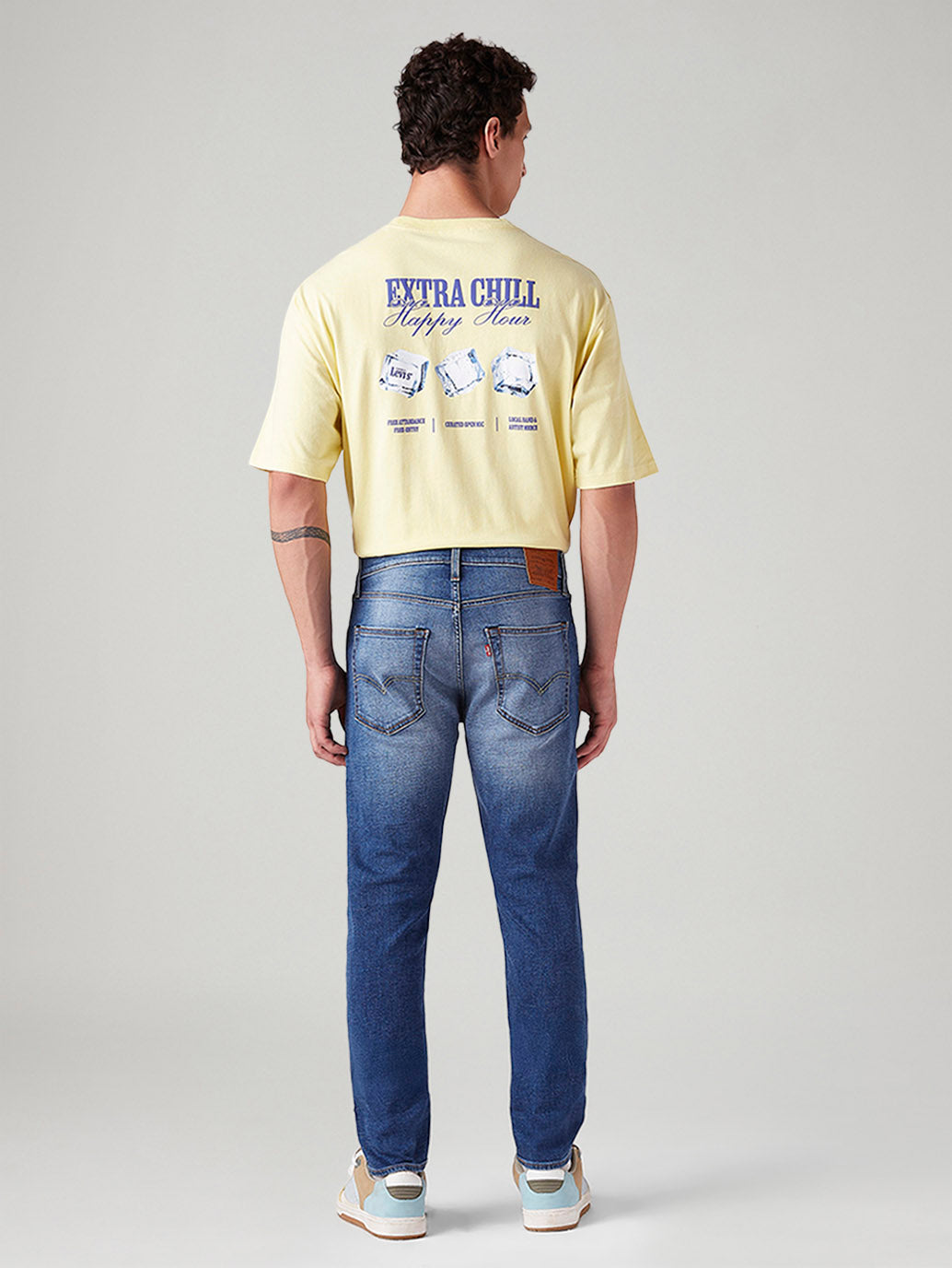 Men's 512 Blue Slim Tapered Fit Mid Rise Jeans