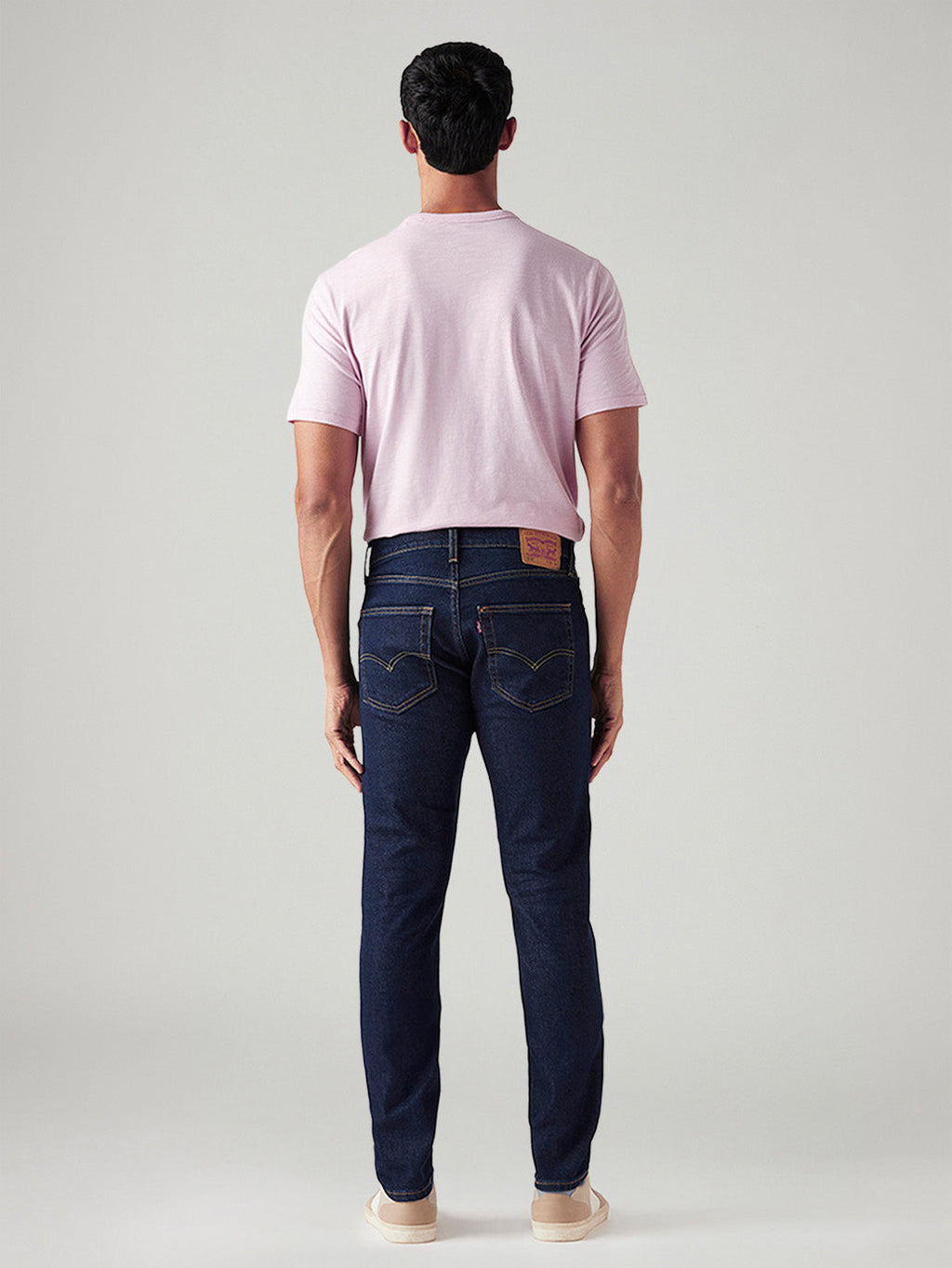 Men's 512 Dark Blue Slim Tapered Fit Mid Rise Jeans