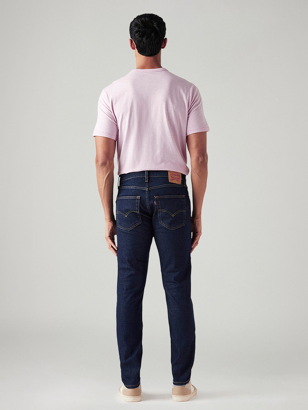 Men's 512 Dark Blue Slim Tapered Fit Mid Rise Jeans