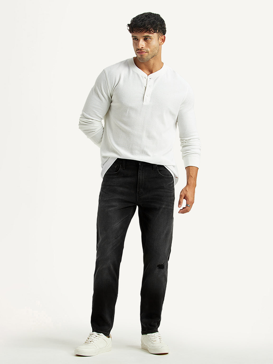 Men's 512 Black Slim Tapered Fit Hyper Stretch Jeans
