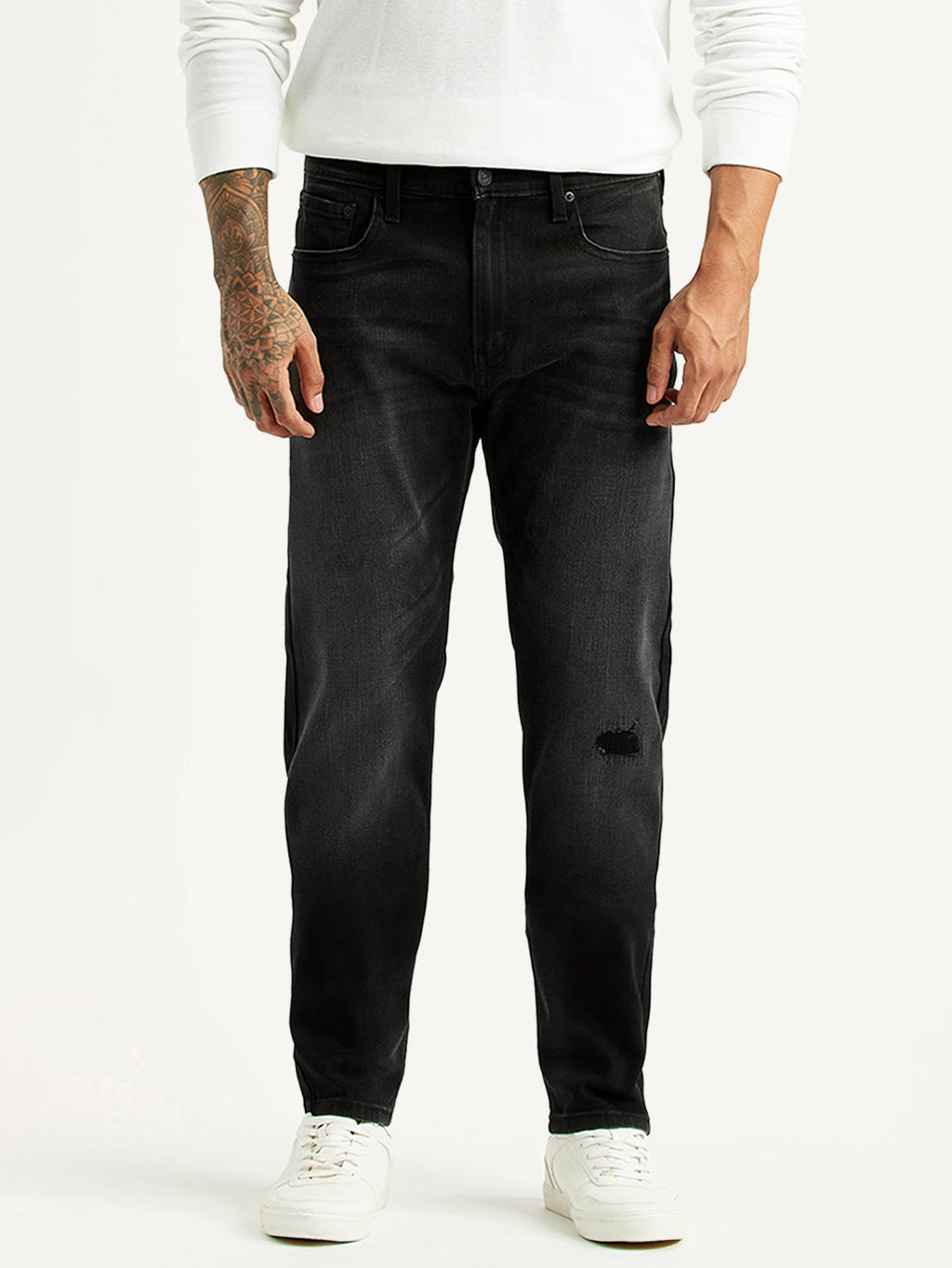 Men's 512 Black Slim Tapered Fit Hyper Stretch Jeans