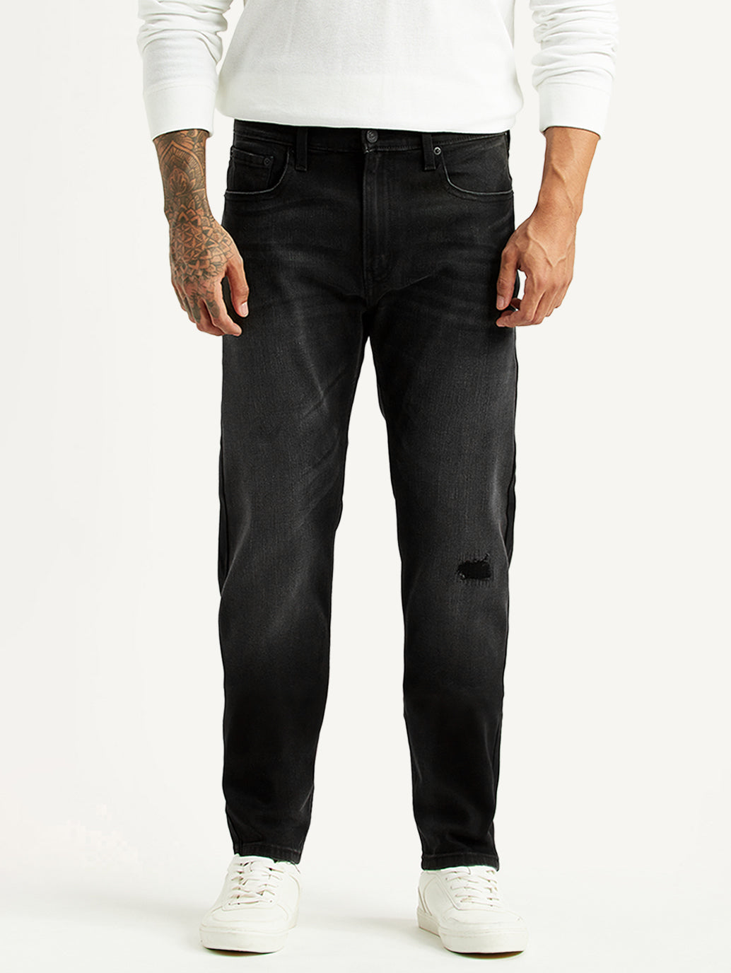 Men's 512 Black Slim Tapered Fit Hyper Stretch Jeans