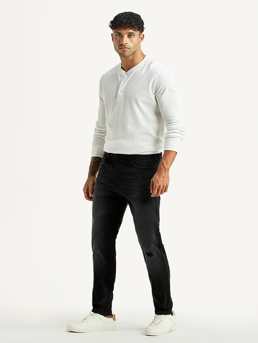 Men's 512 Black Slim Tapered Fit Hyper Stretch Jeans
