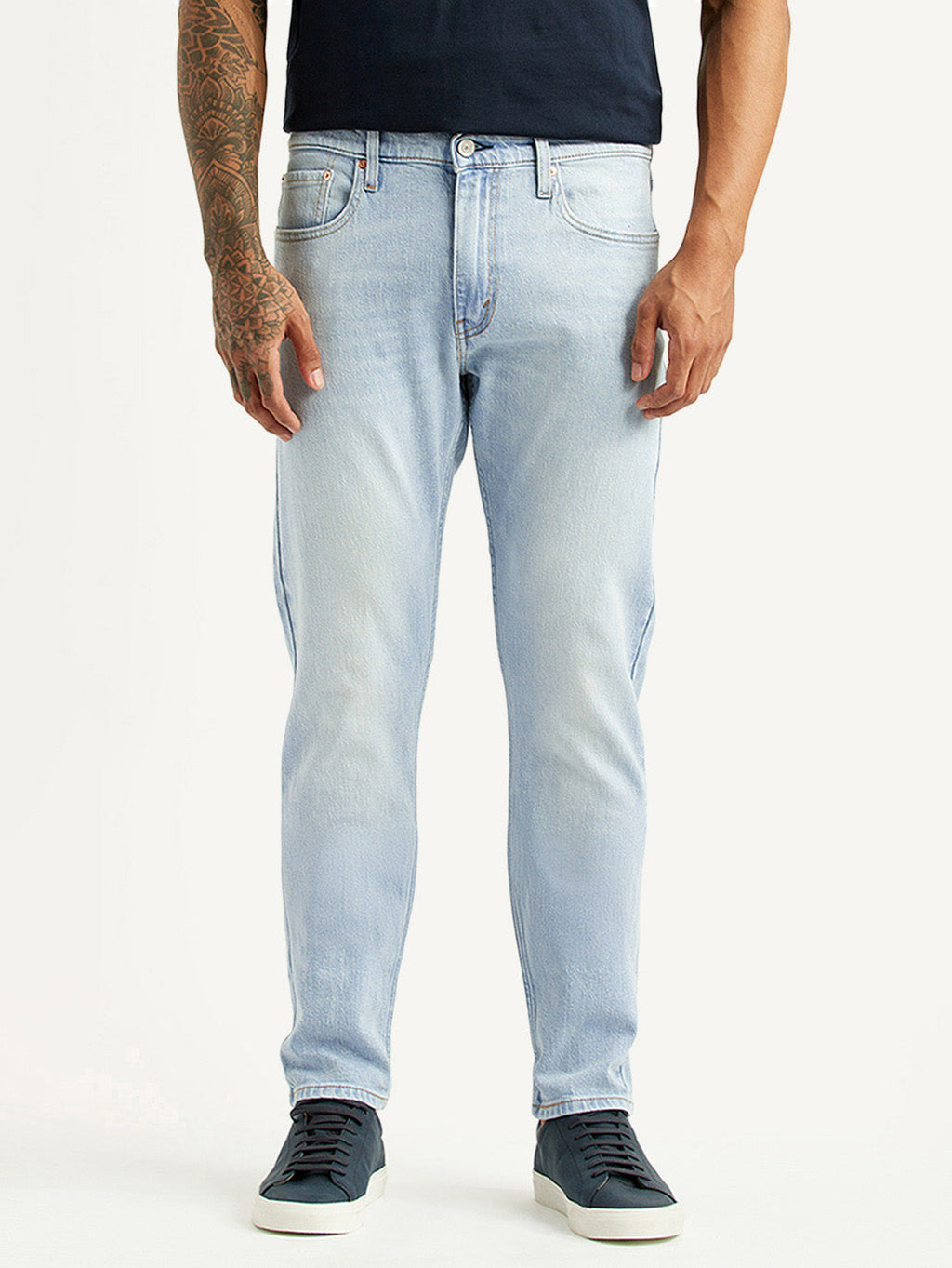 Men's 512 Light Blue Slim Tapered Fit Mid Rise Jeans