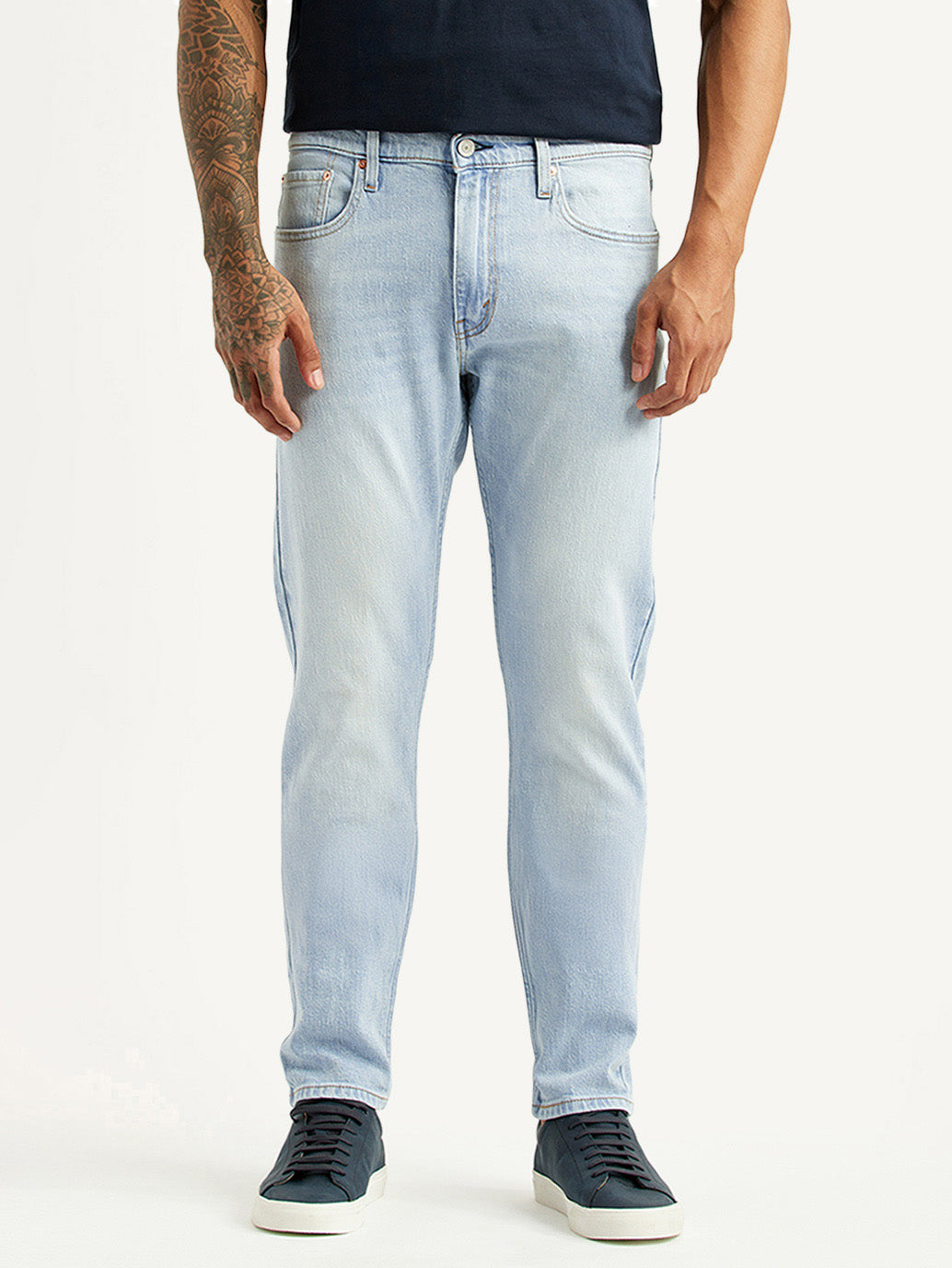 Men's 512 Light Blue Slim Tapered Fit Mid Rise Jeans