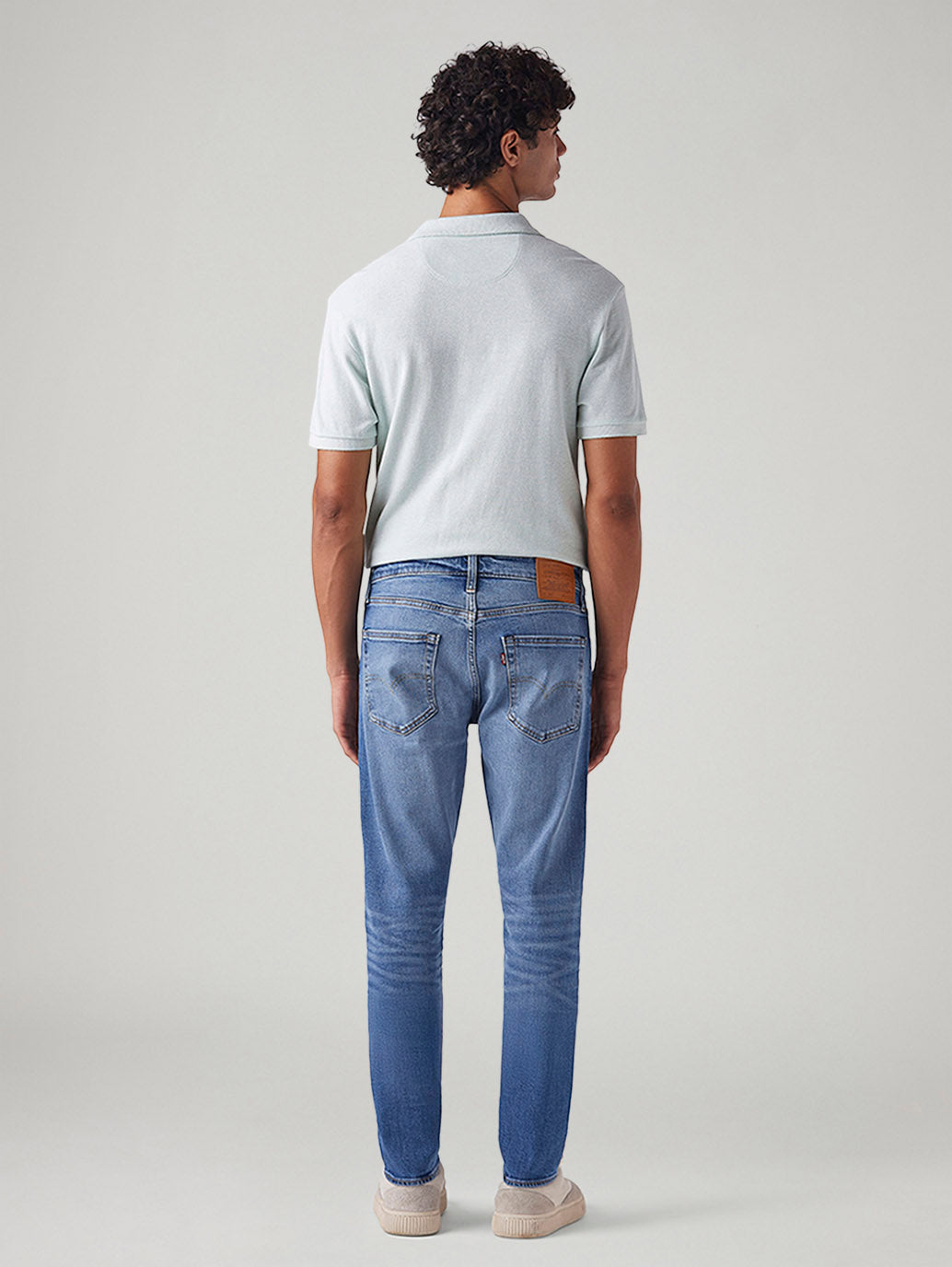 Men's 512 Light Blue Slim Tapered Fit Mid Rise Jeans