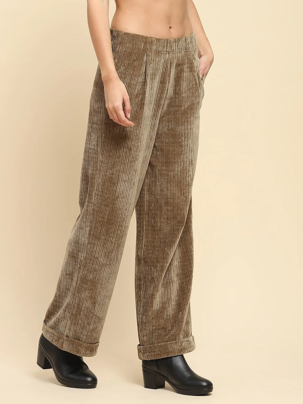Olive Solid Loose Lower