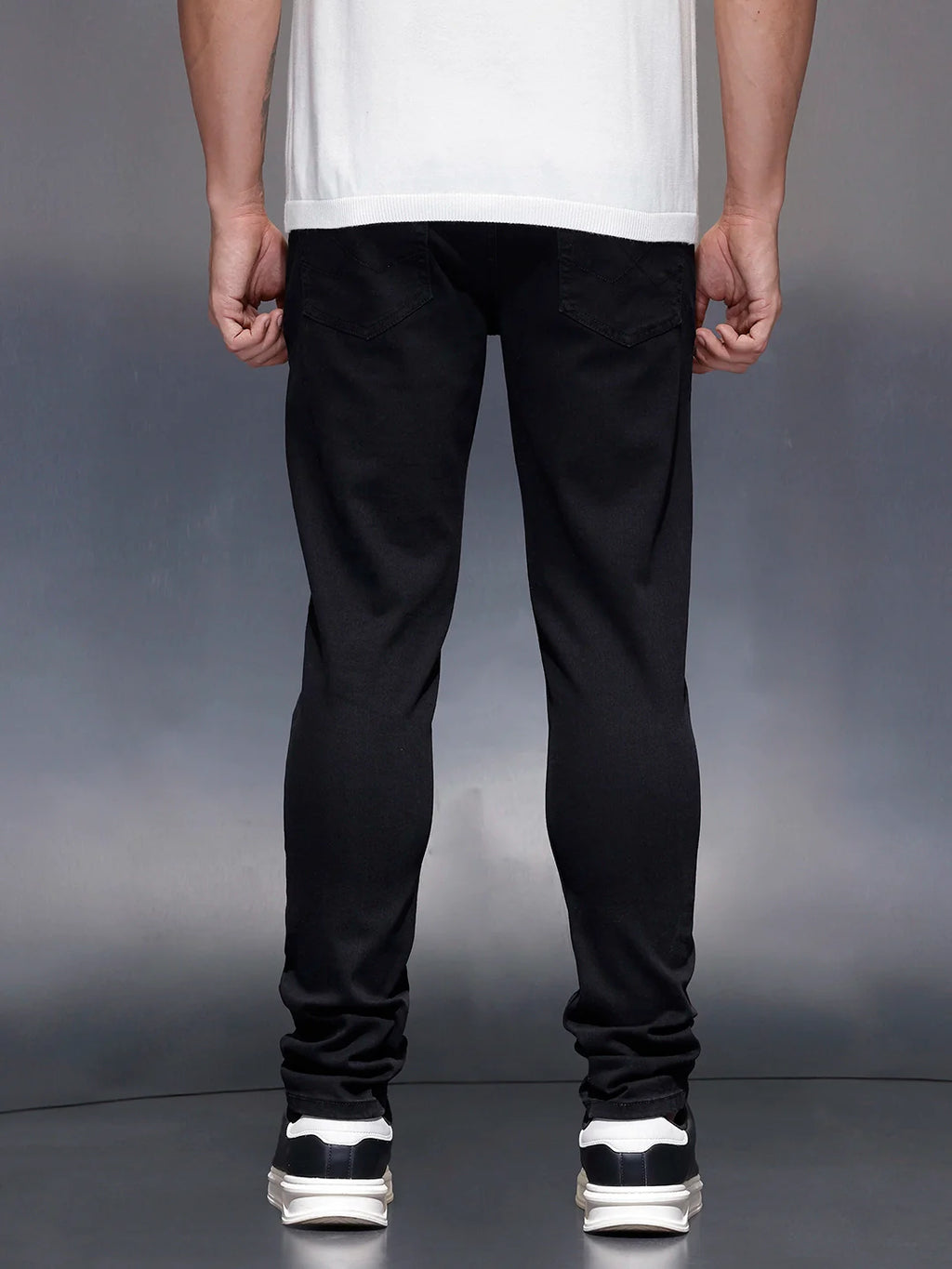 Men's stretch skinny jeans | Black