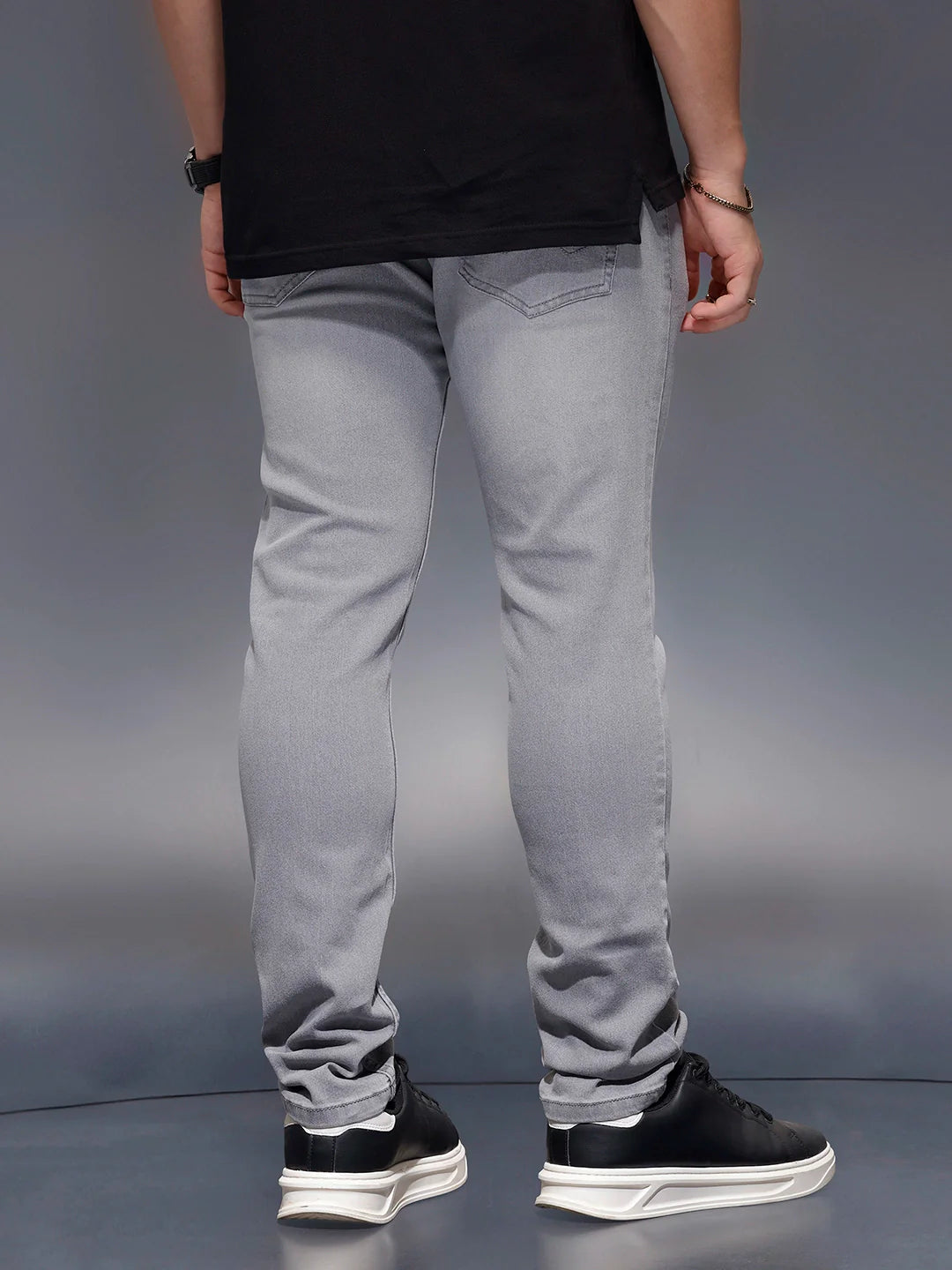 Classic Slim Fit Jeans   |  Grey