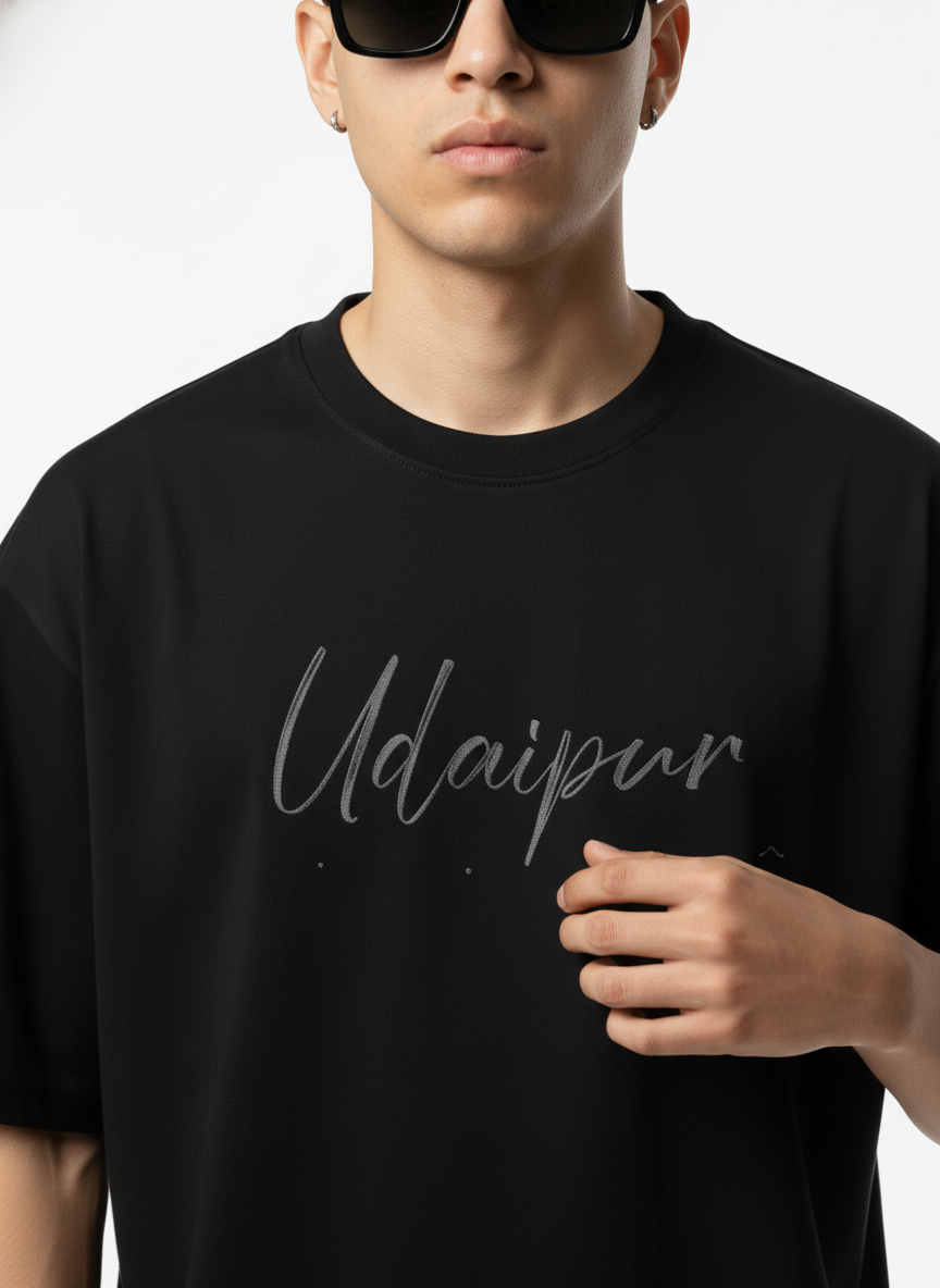 Men Printed Cotton Oversized T-Shirt