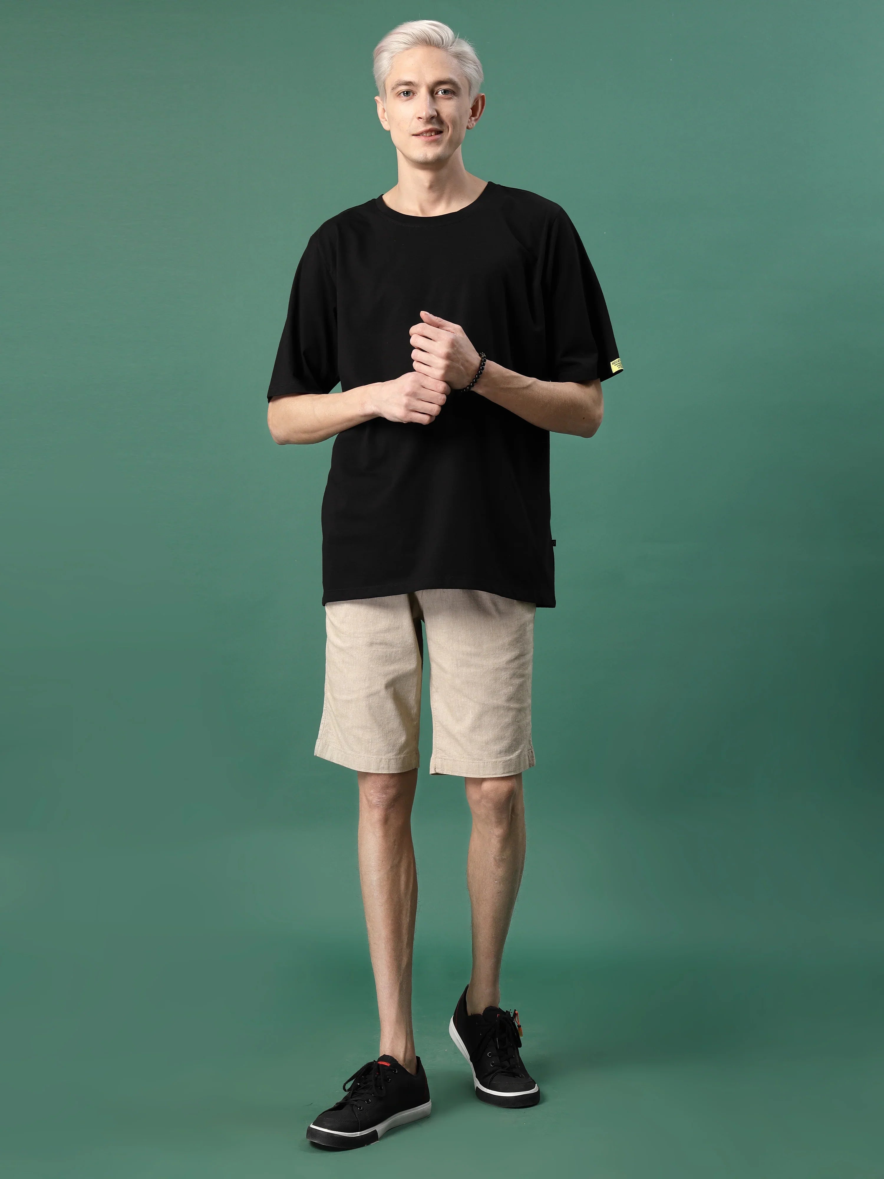 Men Effortless Cool  Oversized Cotton T-Shirt