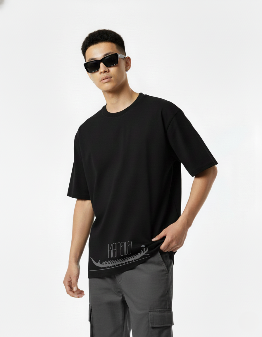 Men Printed Cotton Oversized T-Shirt