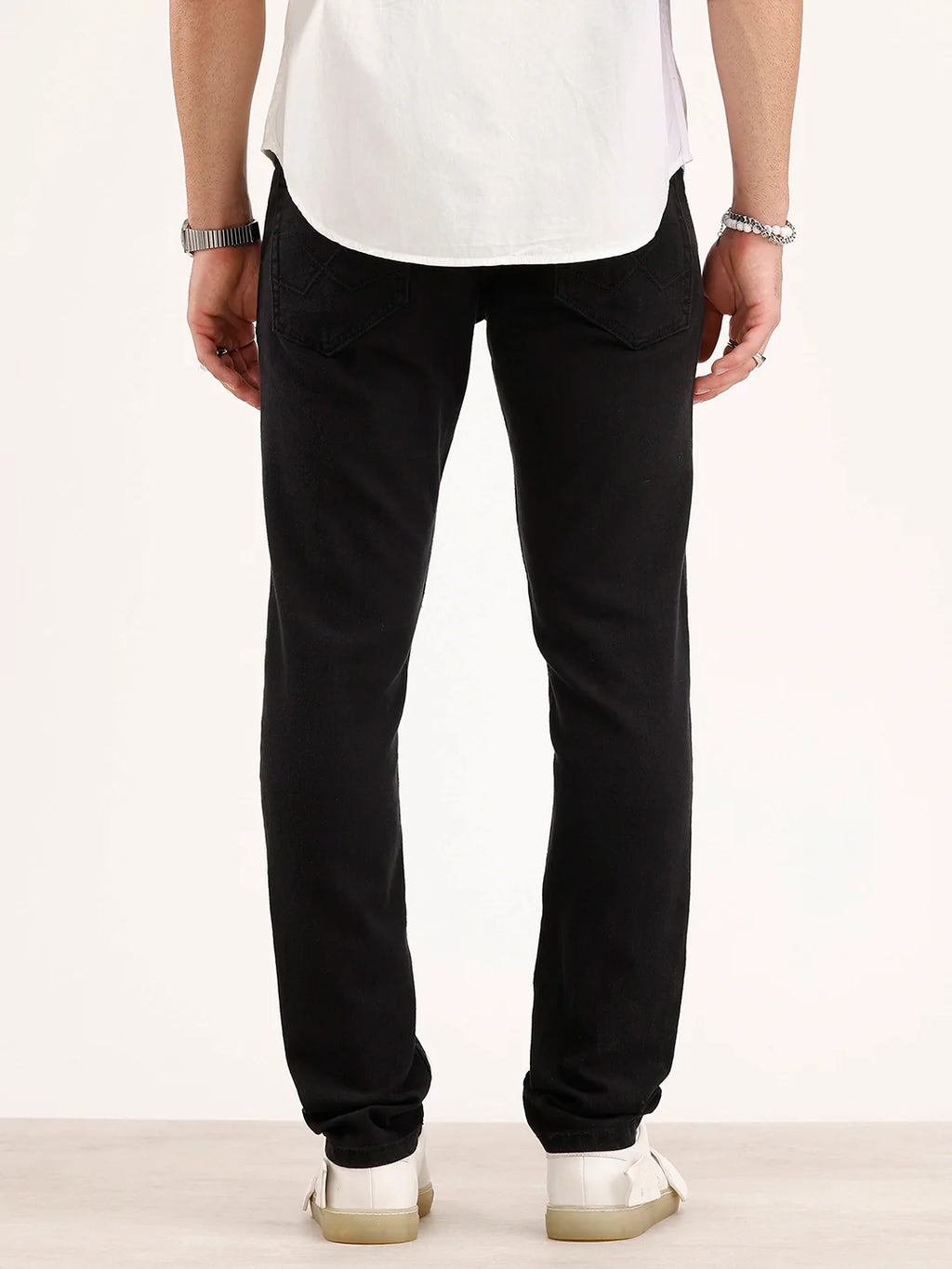 Skinny Fit Denim Jeans | Black