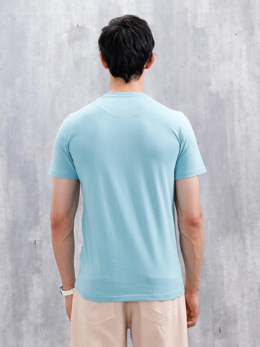 Men's Casual Graphic Printed T-Shirt | Teal