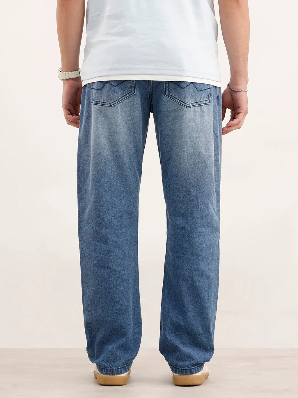 Anti Fit Denim Jeans  | Light Blue