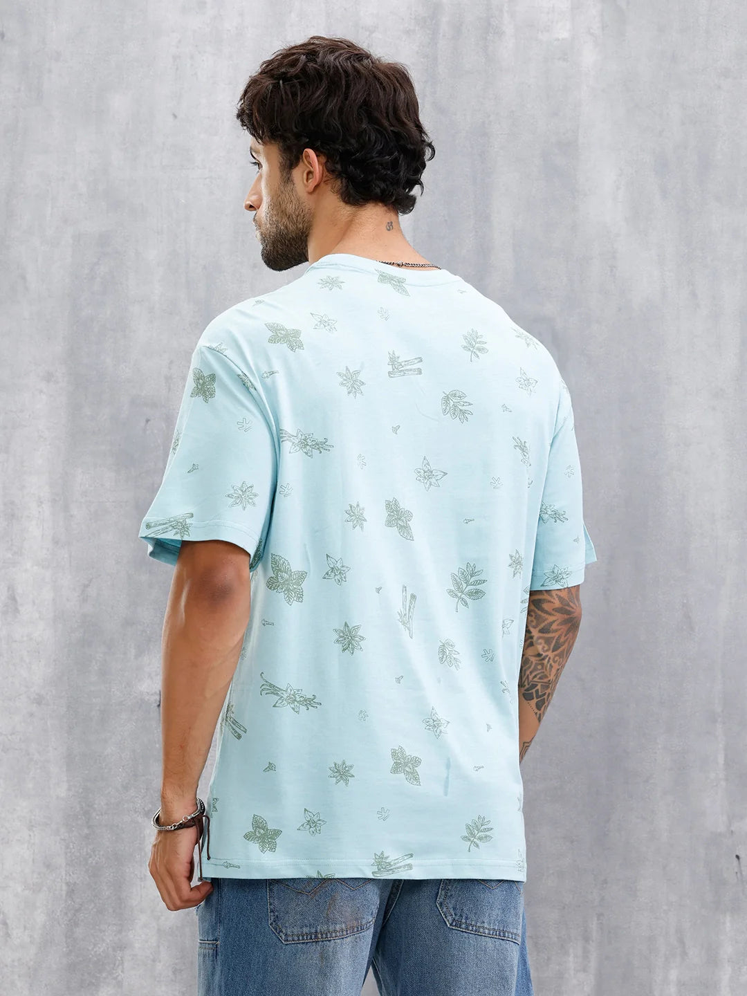 Food Inspired AOP T-Shirt | Light Blue