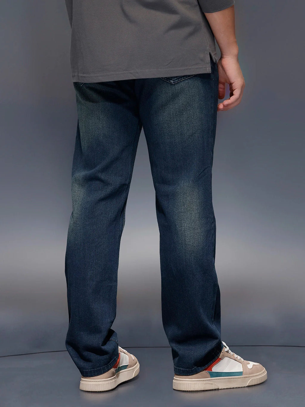 Casual Anti Fit Jeans | Dark Blue