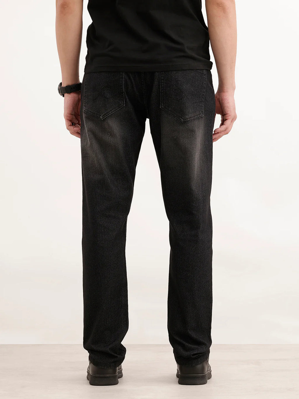 Classic Slim Fit Denim Jeans  | Dark Grey