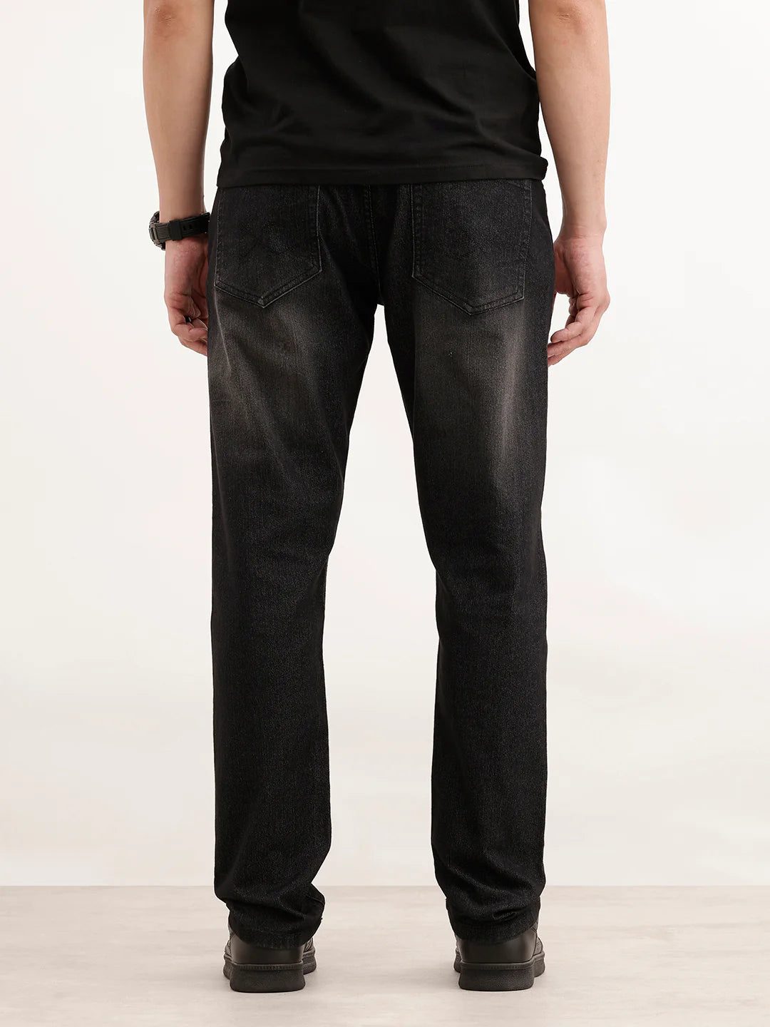 Classic Slim Fit Denim Jeans  | Dark Grey