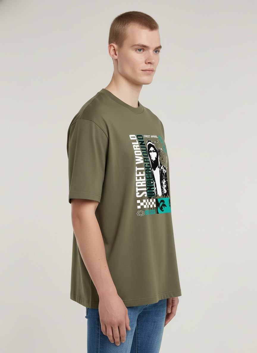 Men Oversized Cotton T-Shirt