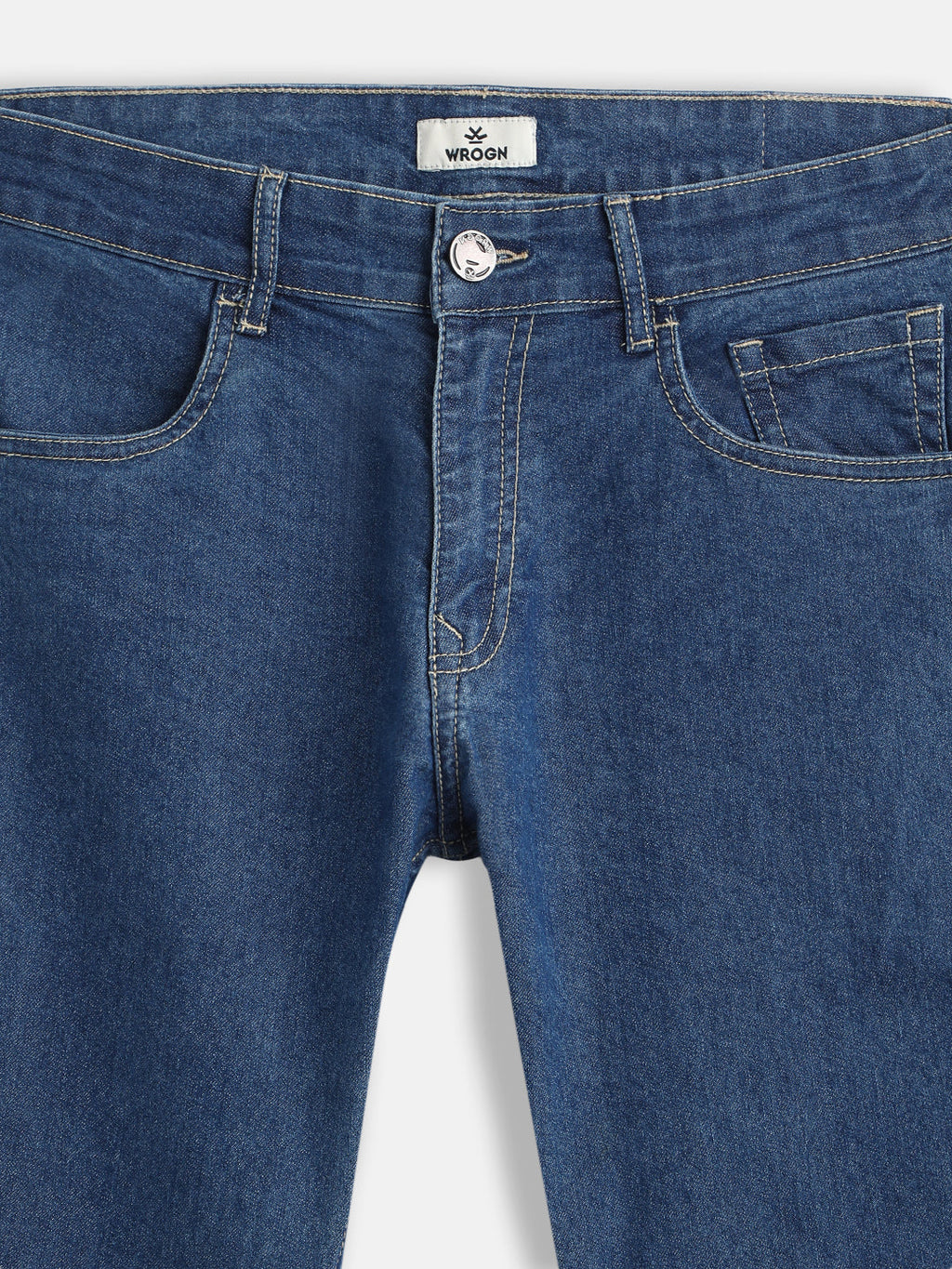 Sleek Slim Fit Light Blue Jeans