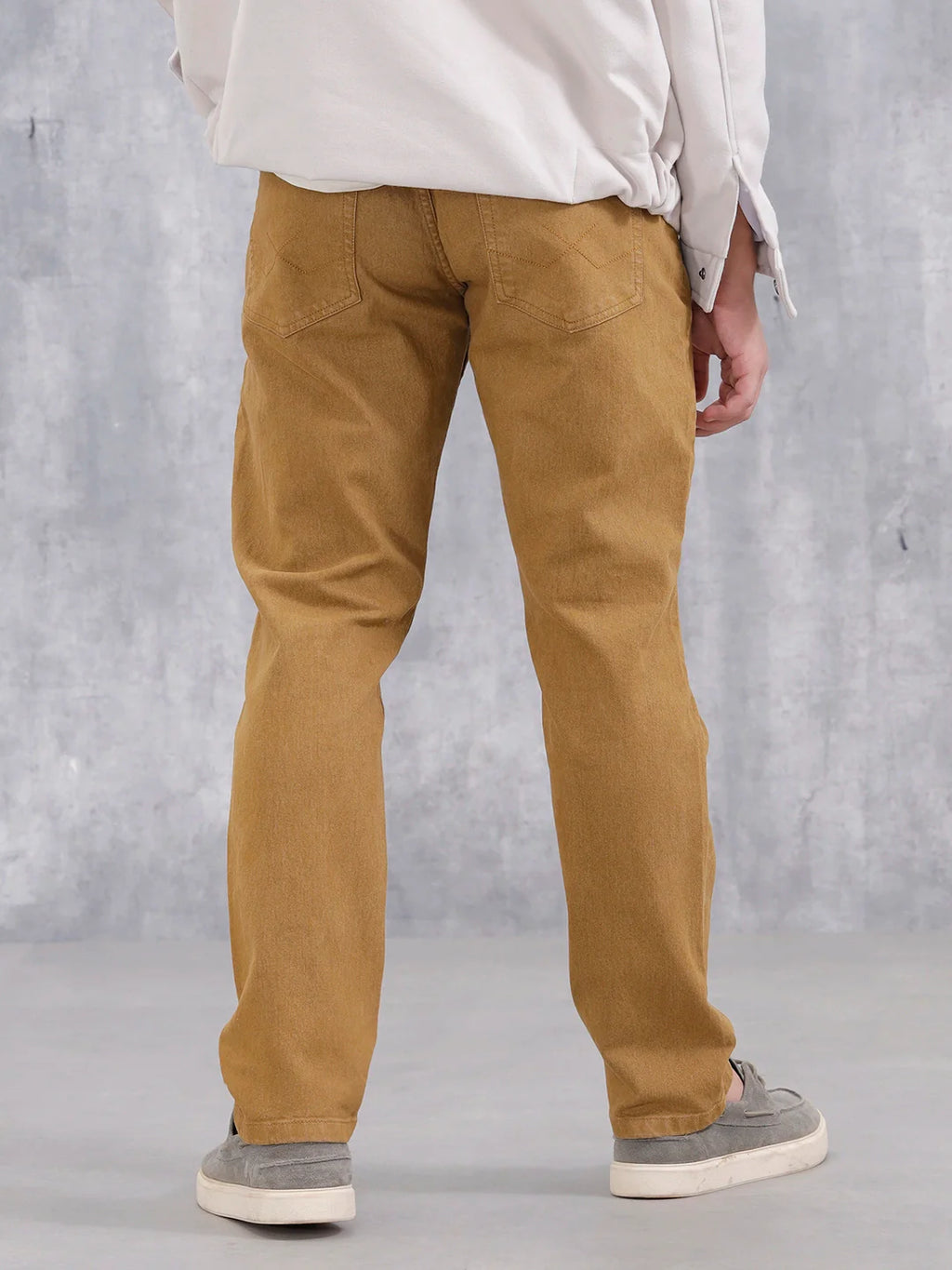 Men'S Casual Relaxed Fit Jeans  | Khaki
