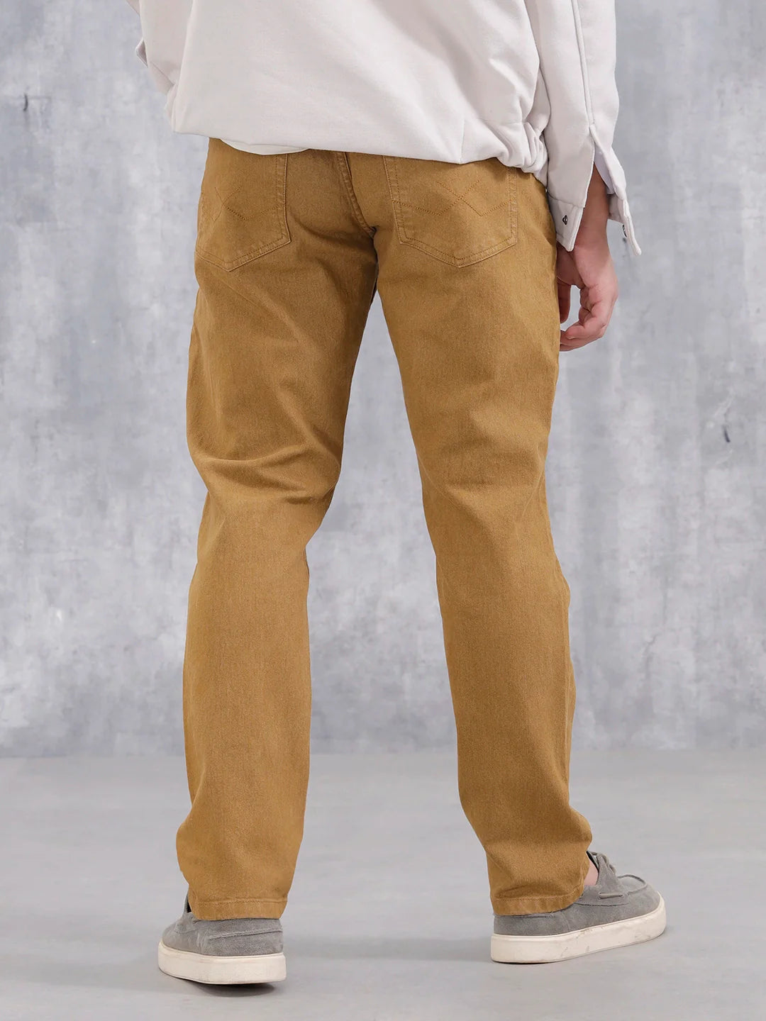Men'S Casual Relaxed Fit Jeans  | Khaki