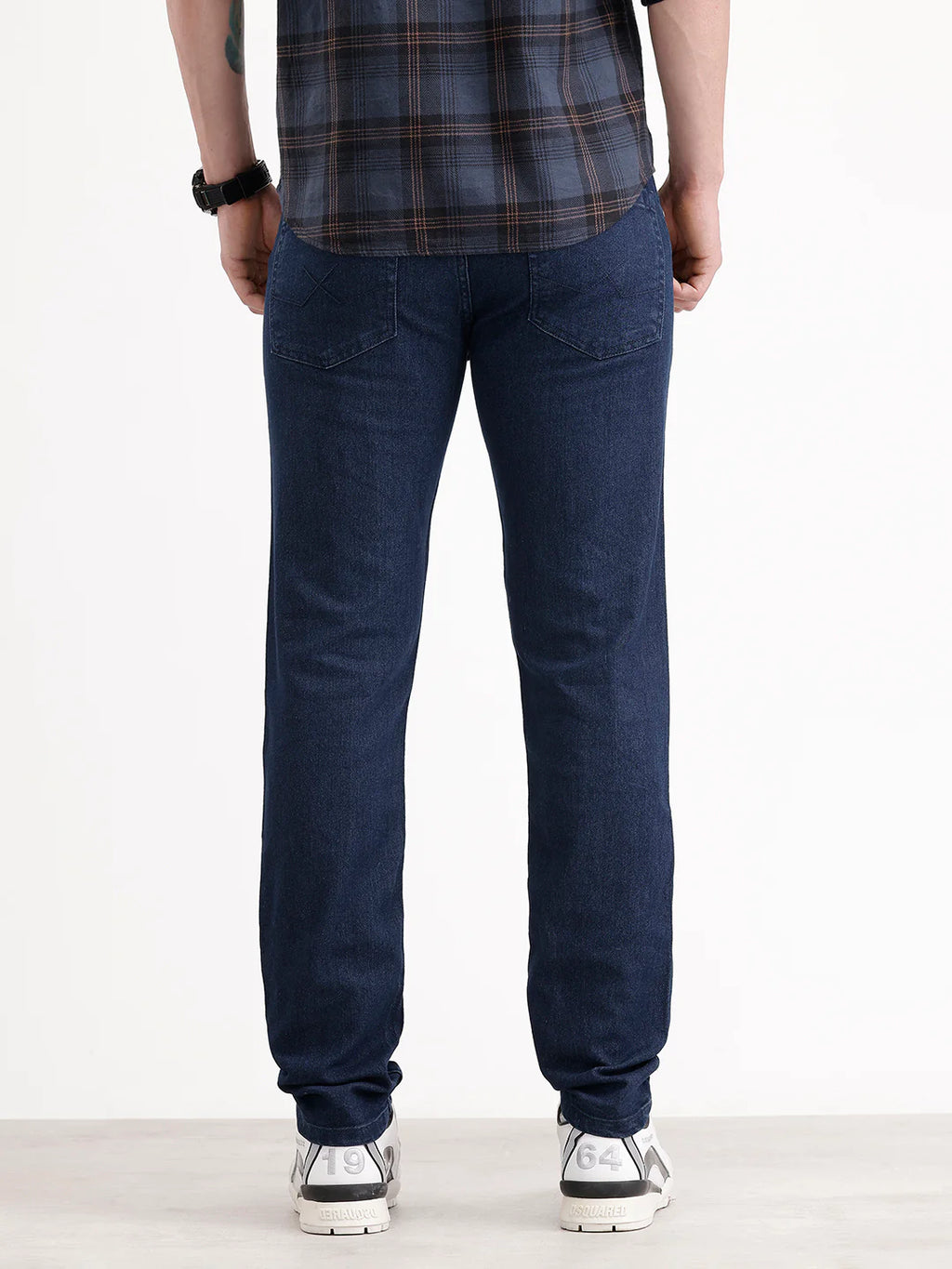 Skinny Fit Denim Jeans | Dark Blue