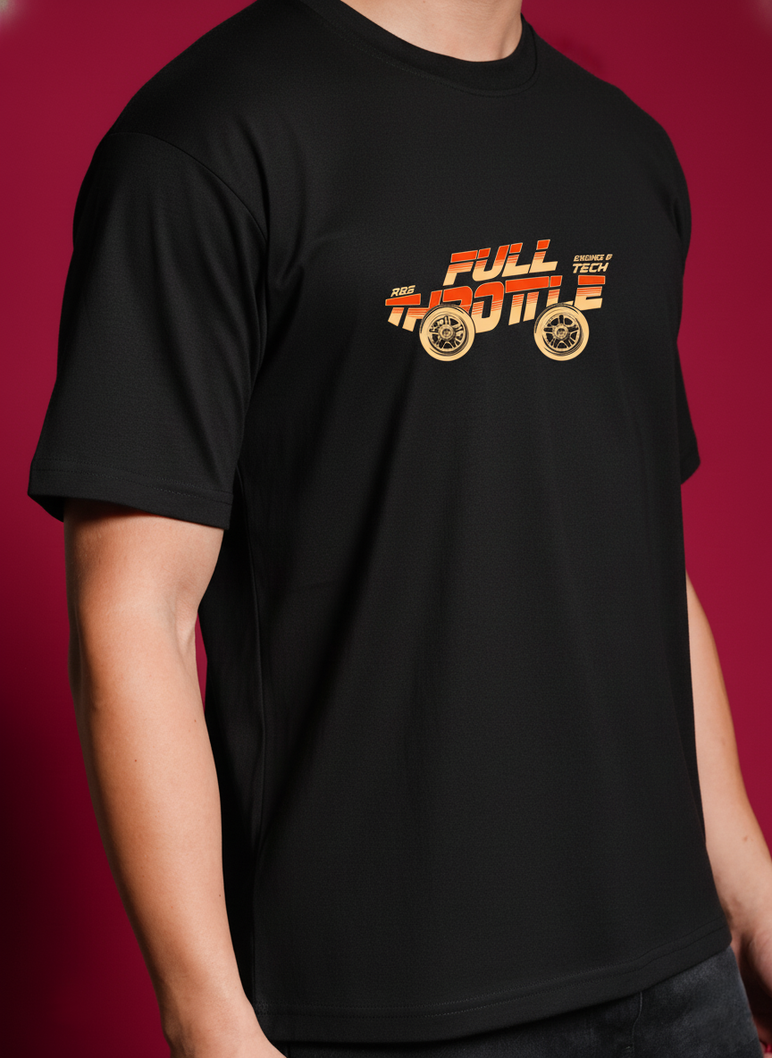 Men Round Neck Cotton T-Shirt