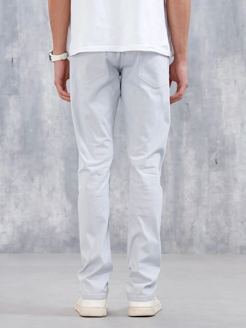 Men's Casual Slim Fit Jeans | Grey