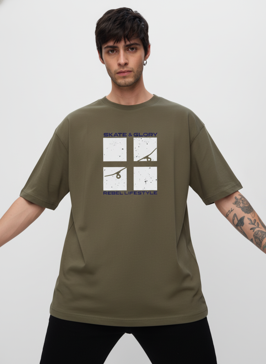 Men Oversized Cotton T-Shirt