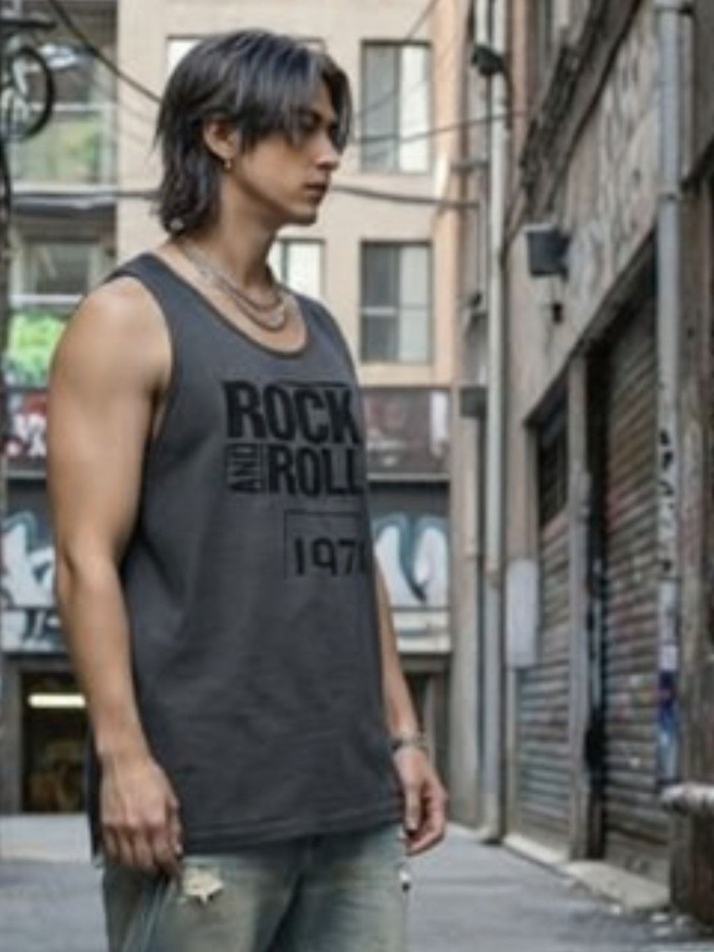 Men Grey Printed T-shirt