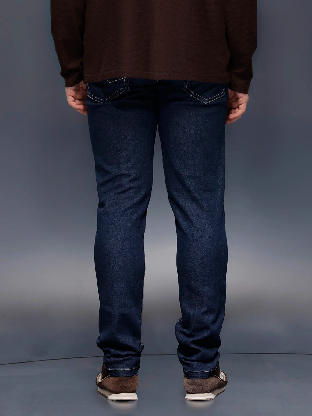 Men's Casual Slim Fit Jeans   |  Dark Blue