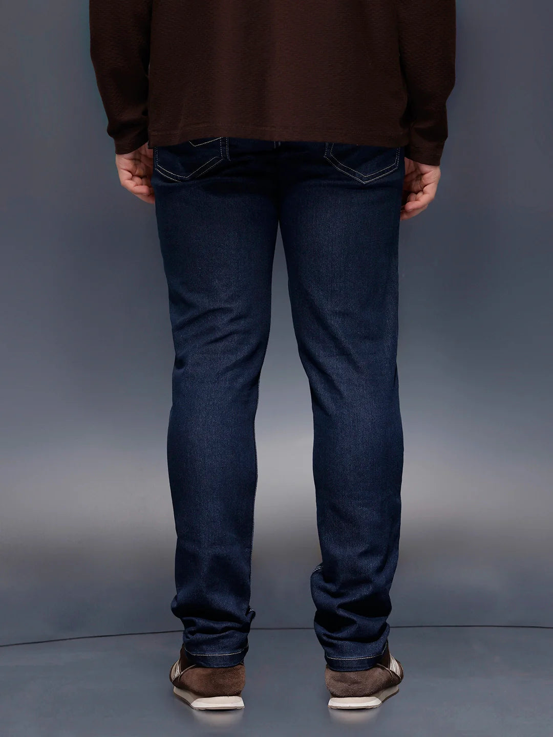 Men's Casual Slim Fit Jeans   |  Dark Blue