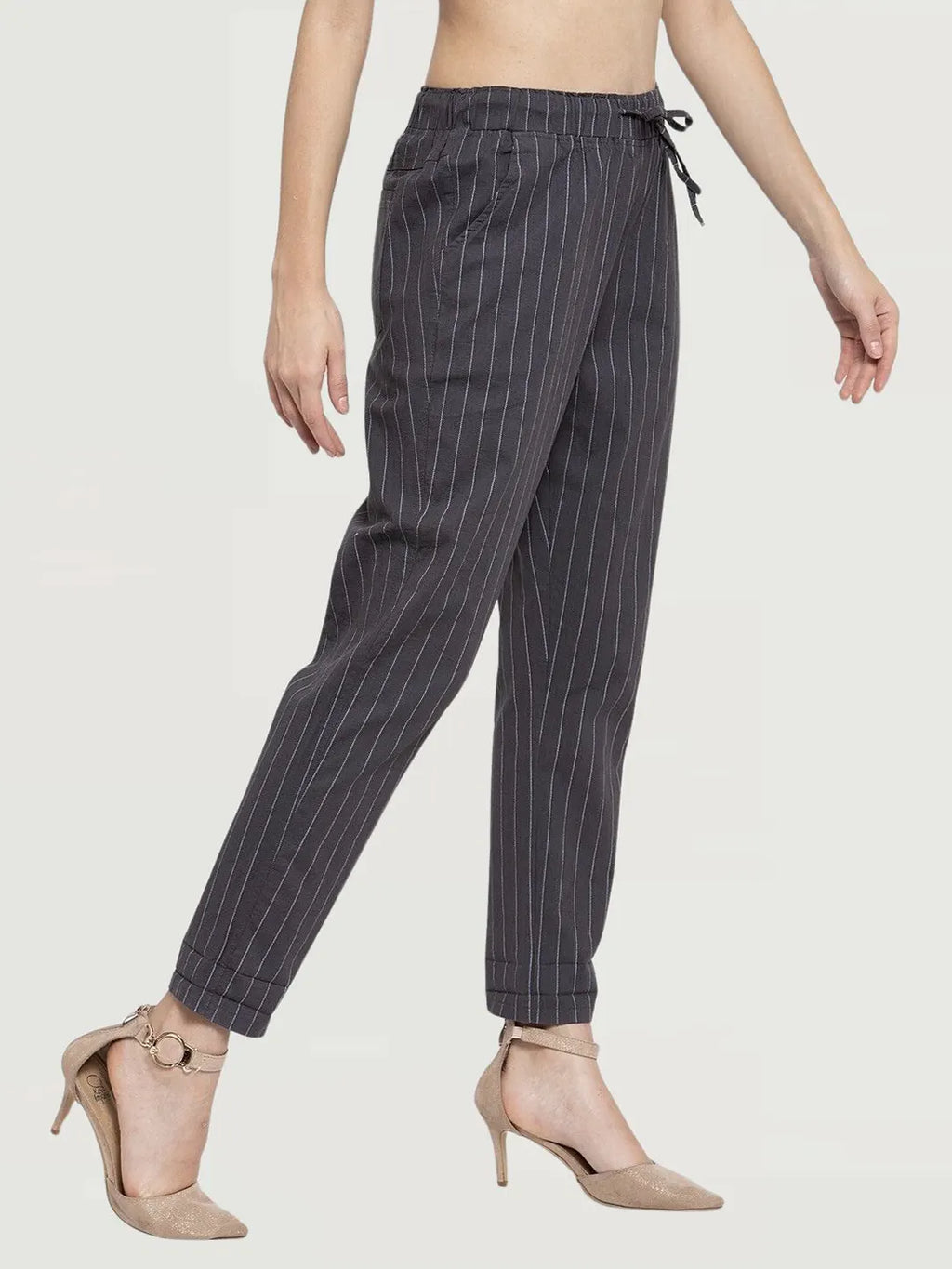 Beige Checkered Lower