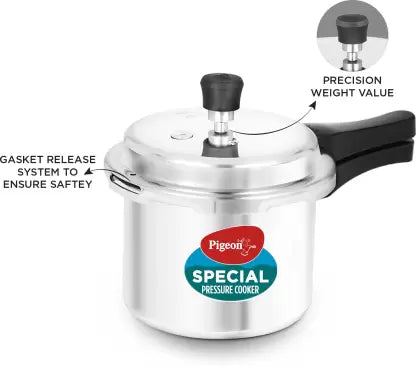 Pigeon Special Combi 2 L, 3 L Induction Bottom Pressure Cooker