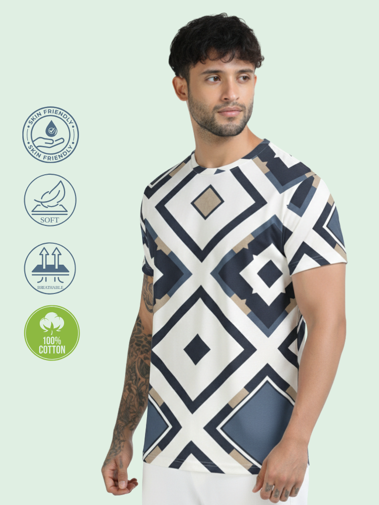 Men All-Over Cotton T-Shirt
