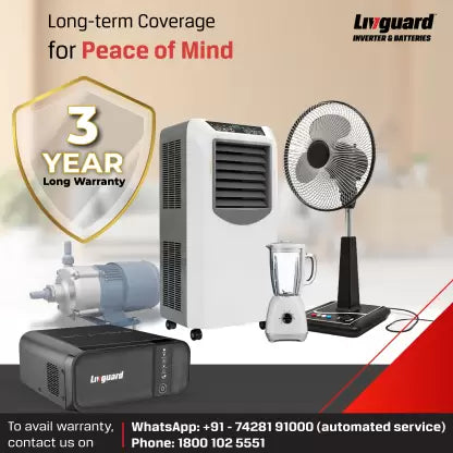 Livguard LG950i Star 800 VA Square Wave Inverter
