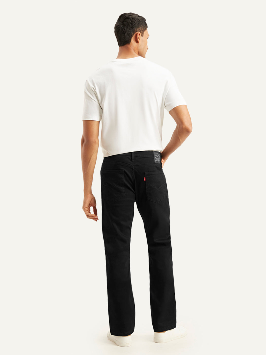 Men's 513 Black Slim Straight Fit Mid Rise Jeans