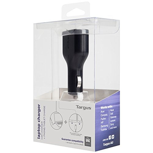 Targus Laptop & 2.1A USB Car Charger